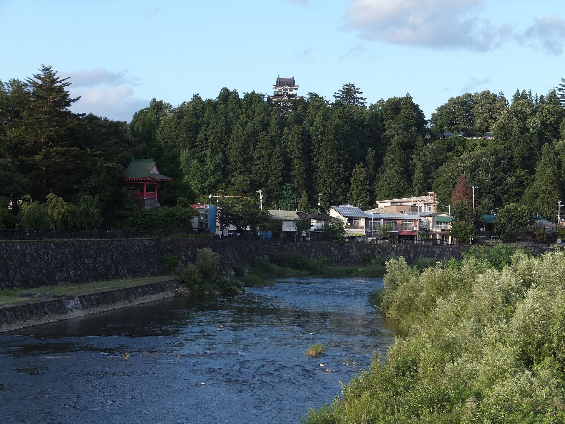 横手市・横手城と横手川